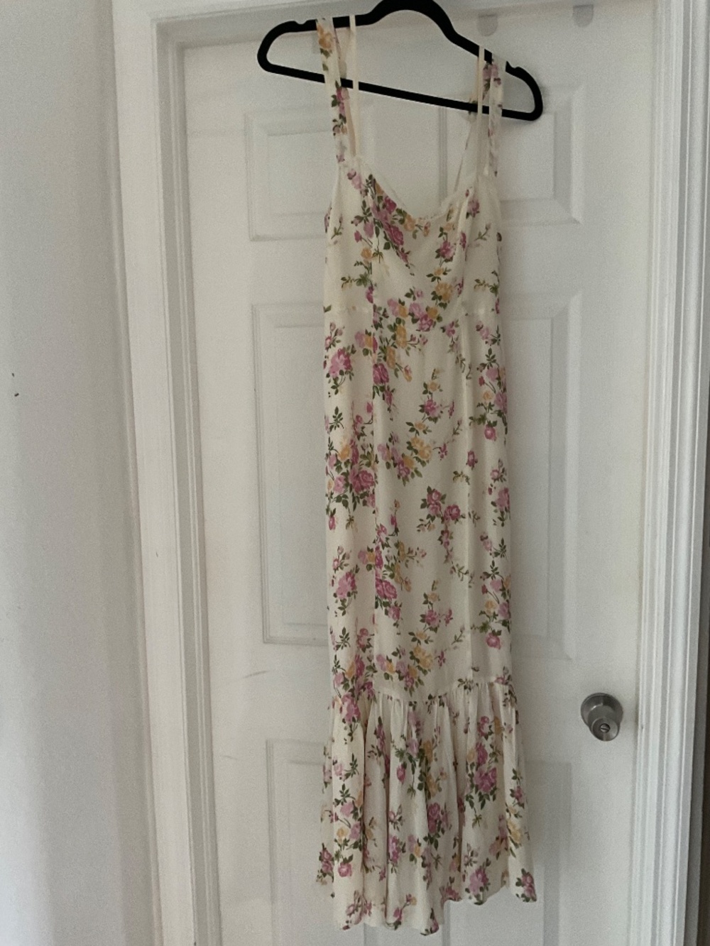 🔥 NWT Reformation Irisa Floral Flounce Maxi Dress. Size 2 - Picture 5 of 8